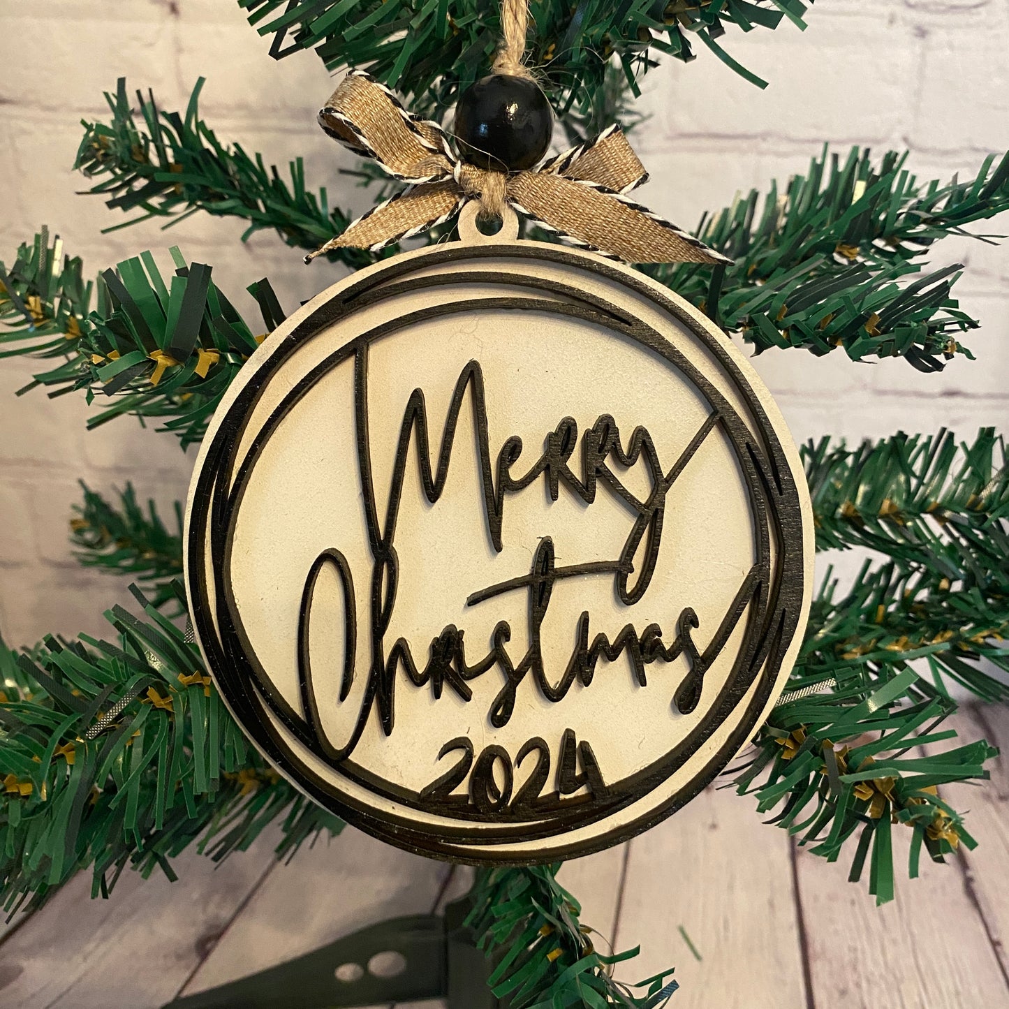 Merry Christmas Ornament 2024