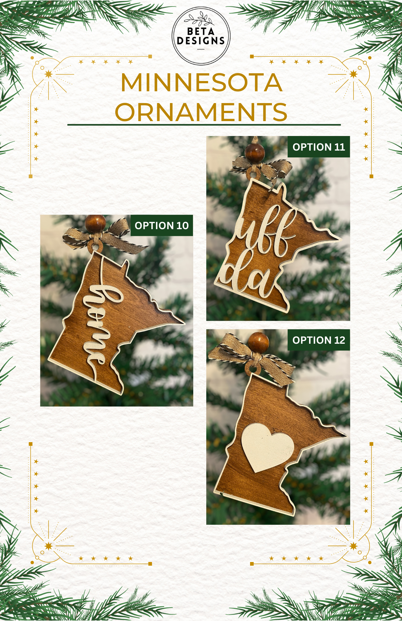 State Christmas Ornaments