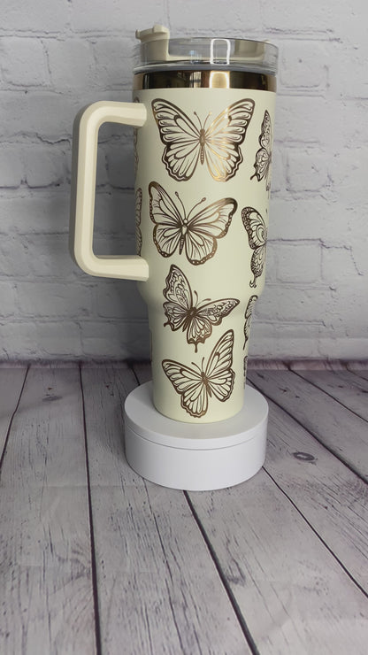 Butterflies Copper Tumbler